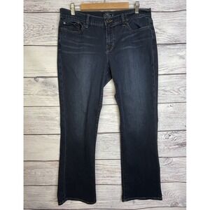 Lucky Brand Jeans Womens Size 14/32 Blue Denim Sweet Boot Ankle Stretchy Cowgirl